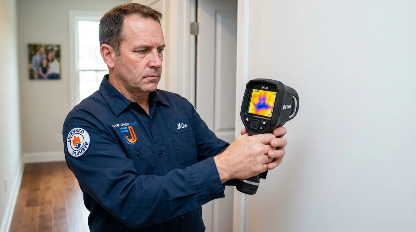 Thermal imaging leak detection by Johns Plumbing LLC in Lake Panasoffkee
